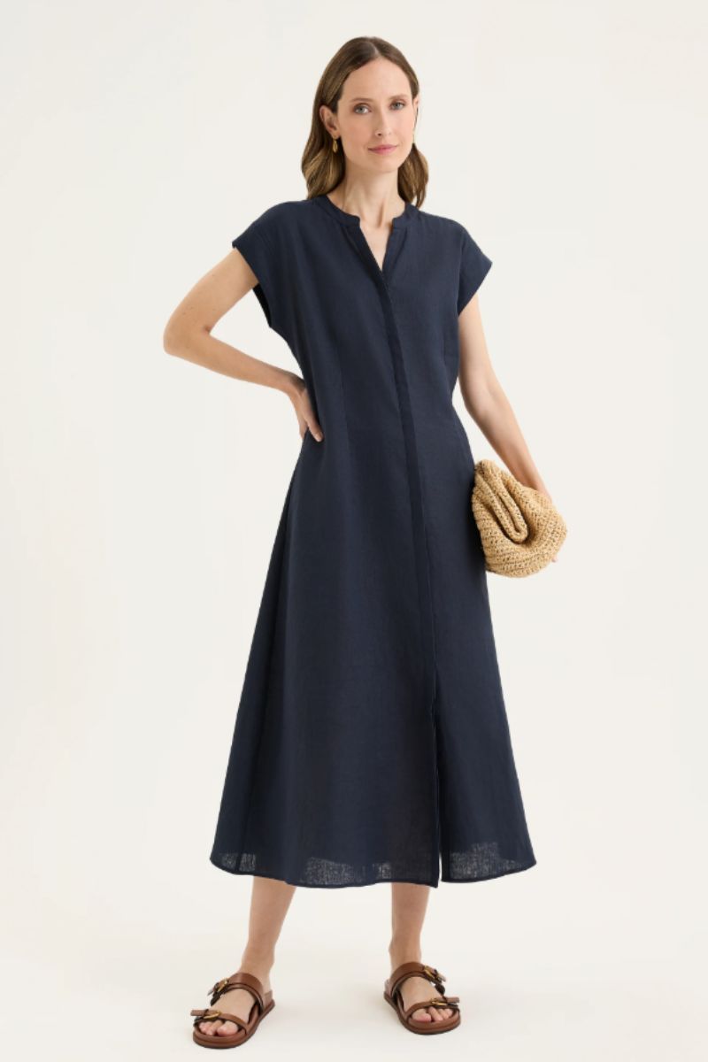 Bodhi Dress YTWN9630 by Yarra Trail in Navy