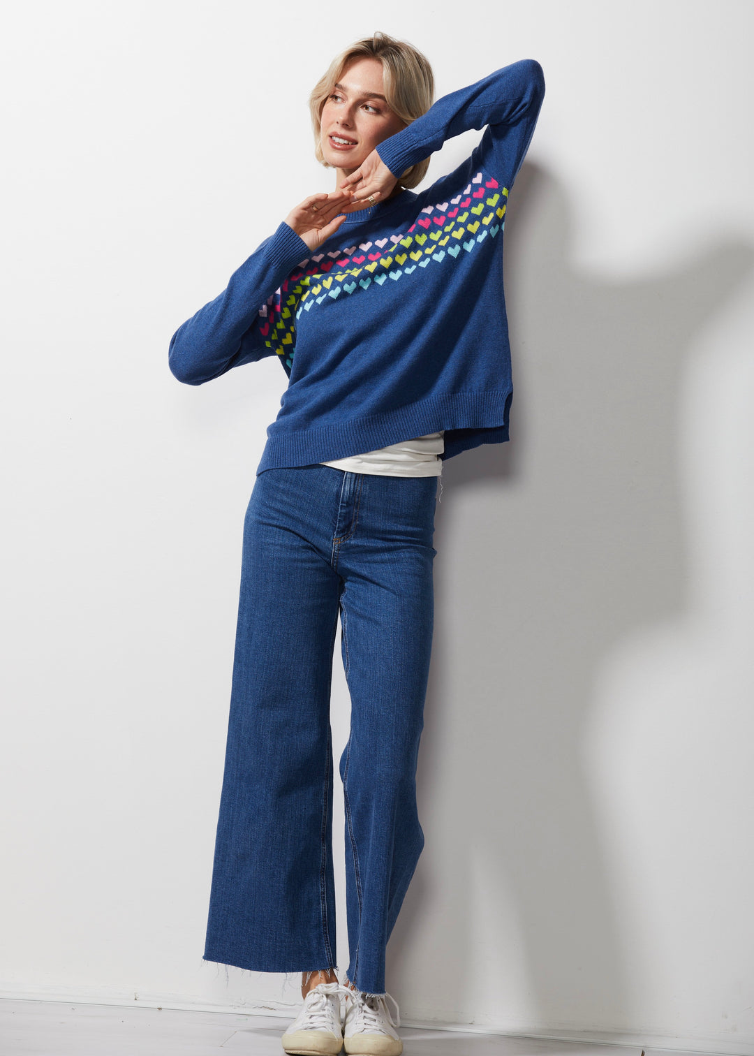 Lovestruck Jumper ZP6611 in Jean by Zaket & Plover