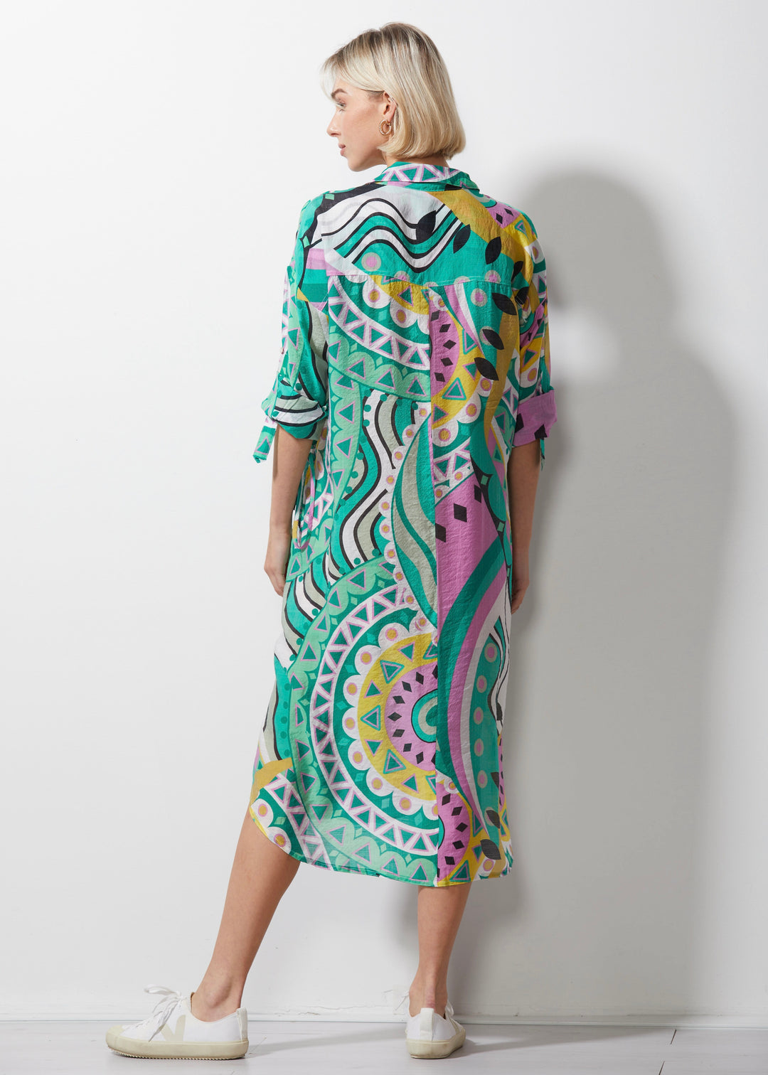 Shirt Dress ZP6638 in Amalfi by Zaket & Plover