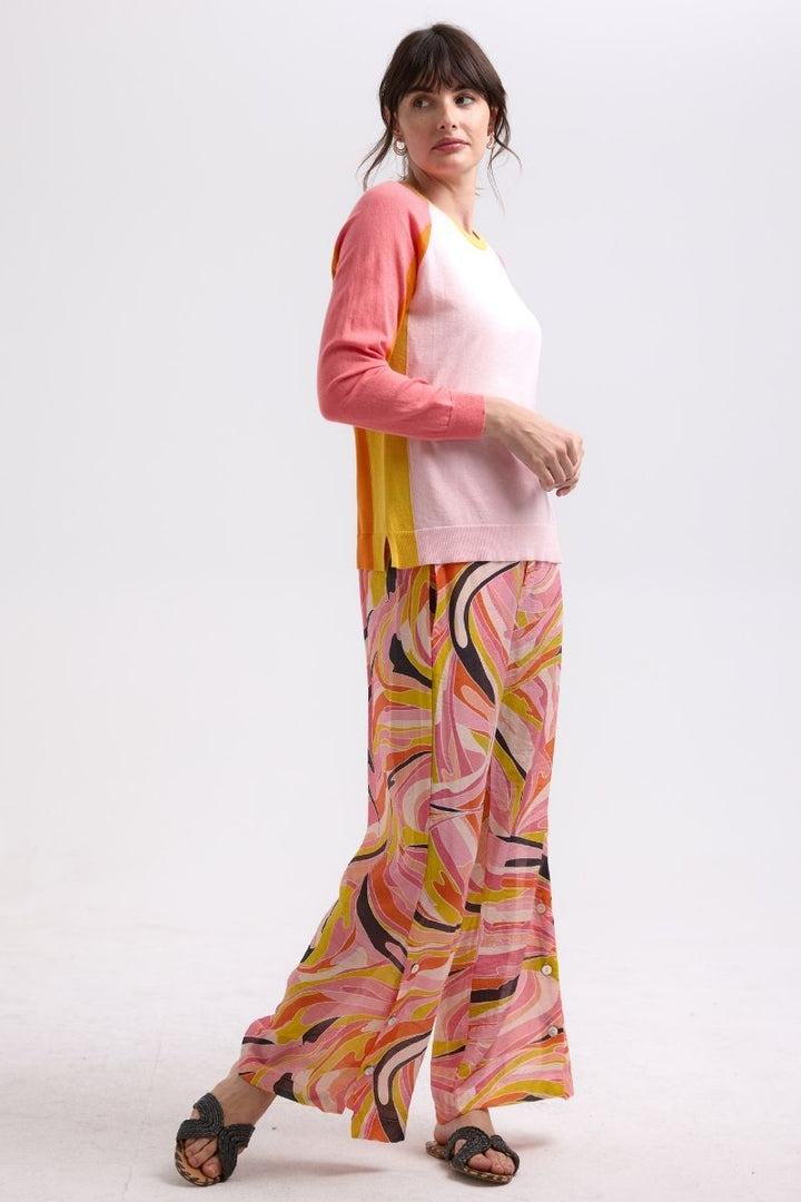 Baseball Jumper ZP7703 by Zaket & Plover in XS / Blush