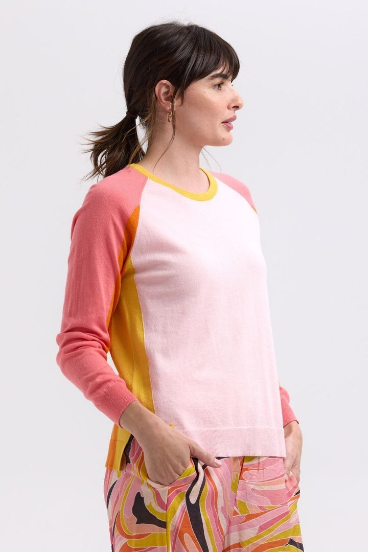 Baseball Jumper ZP7703 by Zaket & Plover in XS / Blush