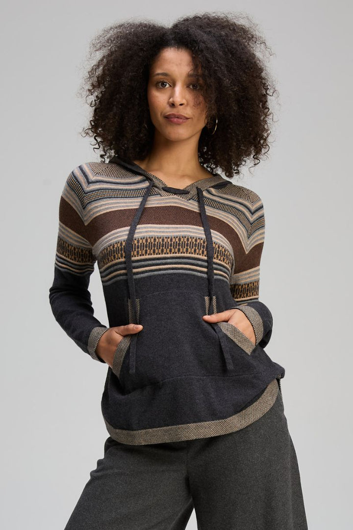 Apres Hoodie in Charcoal by Zaket & Plover in Charcoal / XS