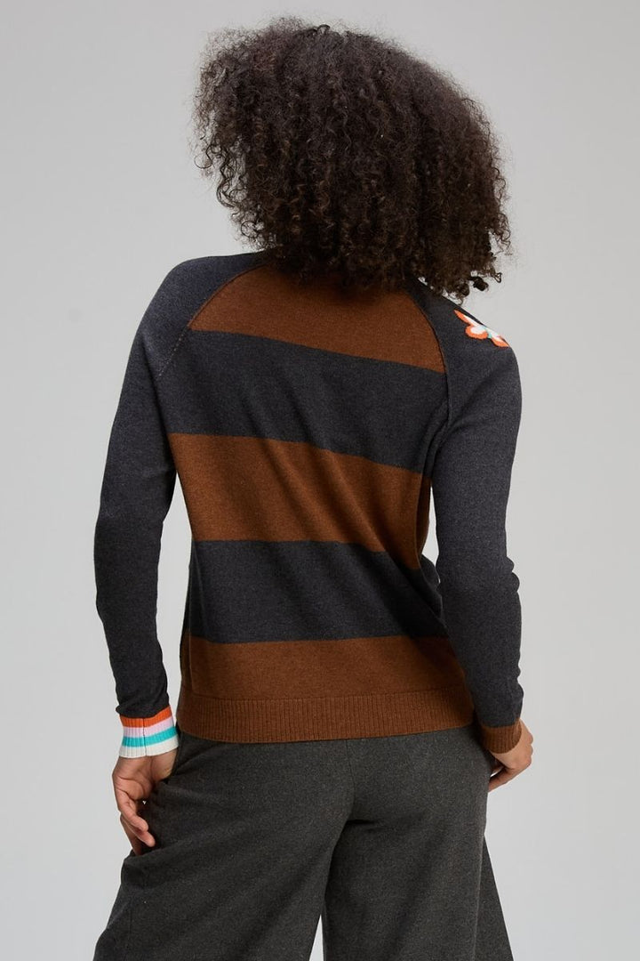 Good Energy Cardigan in Charcoal by Zaket & Plover in Charcoal / XS