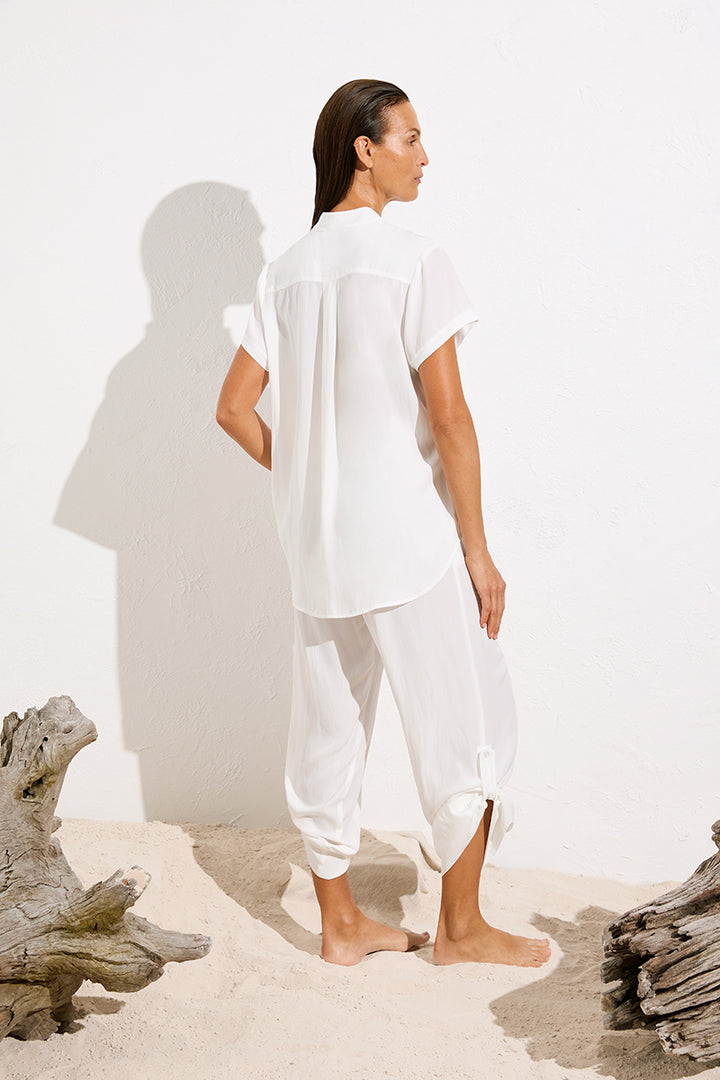 Zip Stand Shirt F67 8599 by Mela Purdie