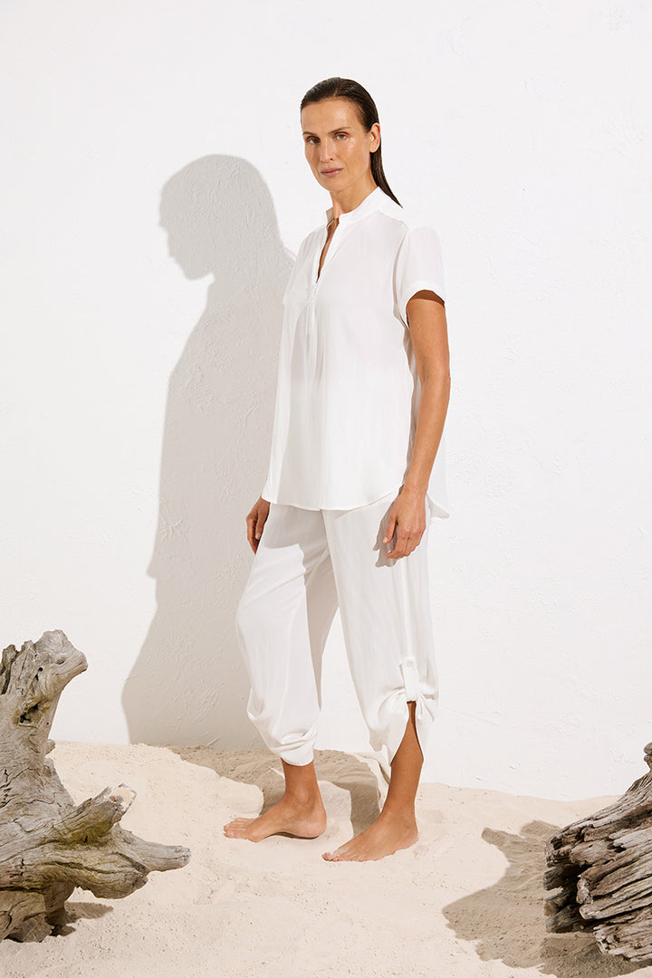 Zip Stand Shirt F67 8599 by Mela Purdie
