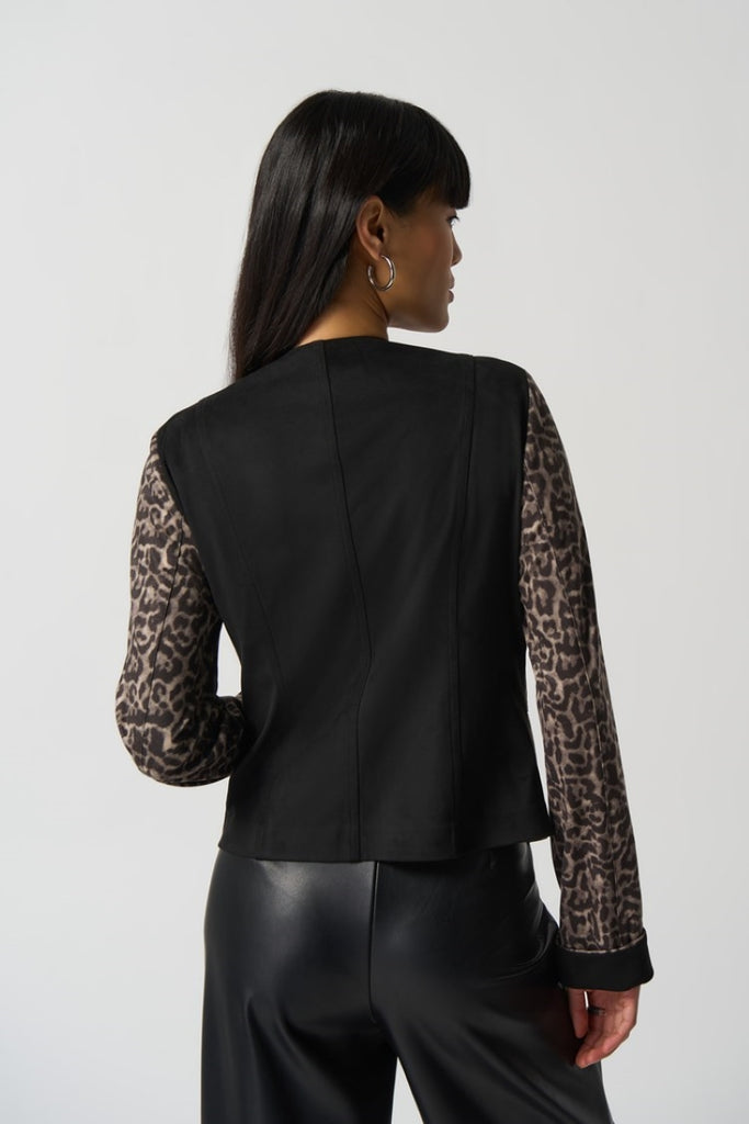 animal-print-suede-jacket-in-black-beige-joseph-ribkoff-back-view_1200x