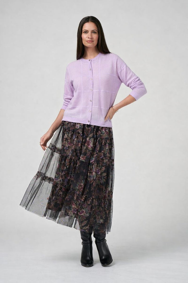 Antoinette Skirt in Black Multi by Loobie's Story in Black / 10