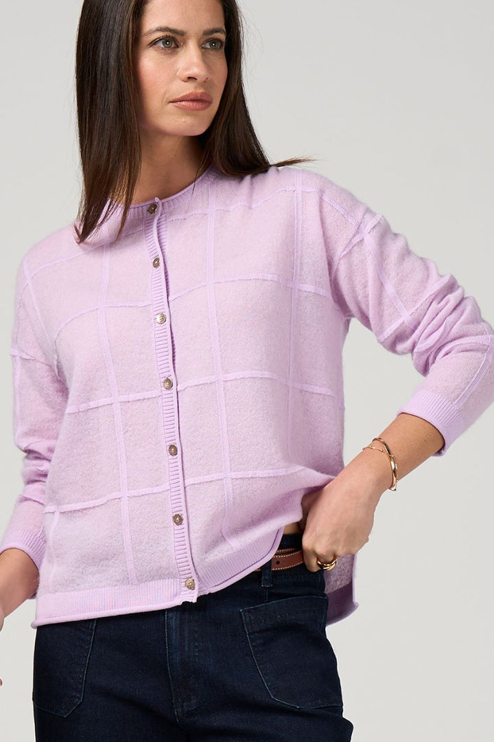 Loobie's Story Astoria Cardigan by Loobies Story in Lilac / S