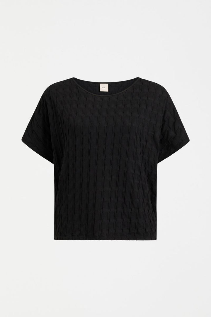 ELK Orta Boxy T-shirt A1411 by Elk the Label in 10 / Black