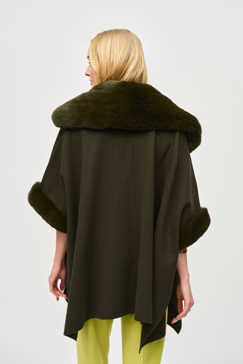 brushed-jacquard-and-faux-fur-cape-in-black-joseph-ribkoff-front-view_1200x