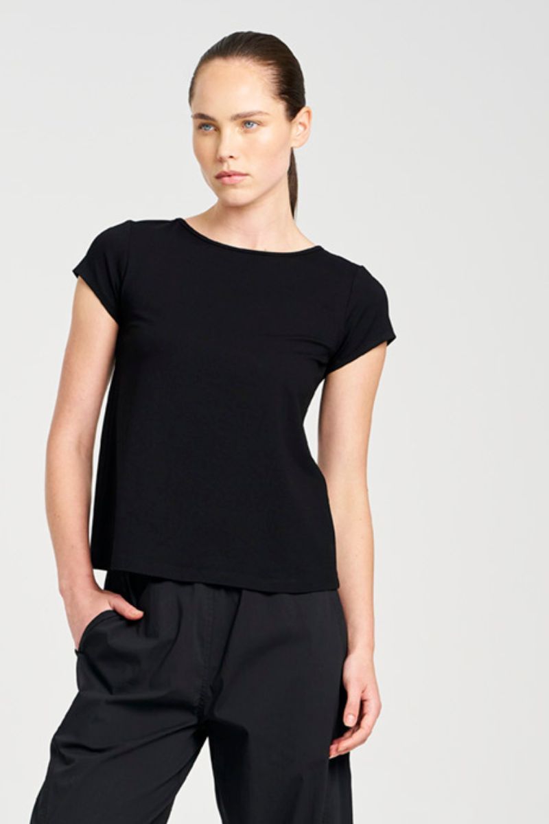 Cafe T F01 2135 in Black, White & Navy by Mela Purdie
