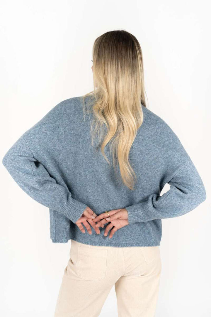 Chantae Jumper in Blue HW25607 by Humidity Lifestyle in Blue, size XS