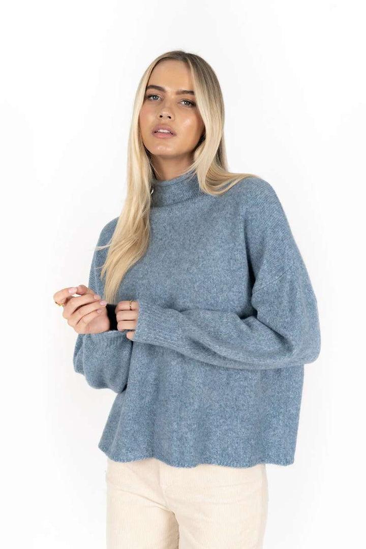 Chantae Jumper in Blue HW25607 by Humidity Lifestyle in Blue, size XS