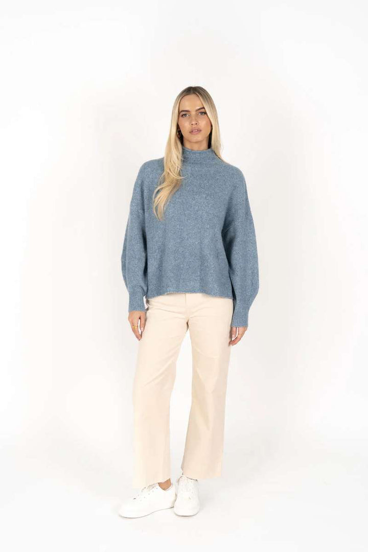 Chantae Jumper in Blue HW25607 by Humidity Lifestyle in Blue, size XS