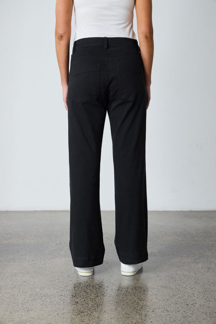 Lania The Label Chrome Jean in Black by Lania the Label in 10 / Black