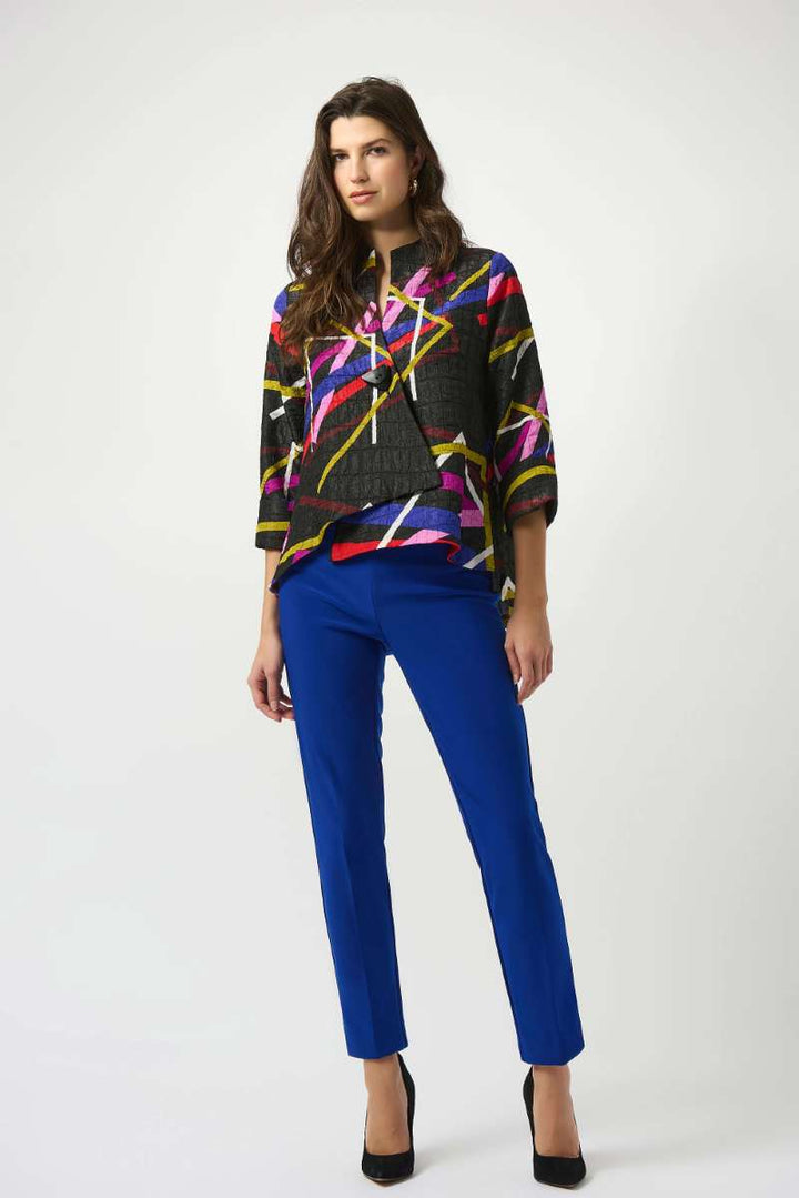 Joseph Ribkoff The Wonder Pant - Classic Tailored Slim Pant 144092 in Royal Sapphire, size 6