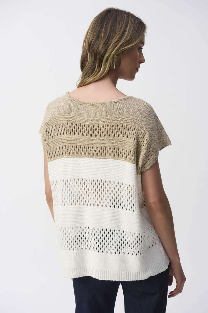 color-block-metallic-sweater-knit-pullover-in-vanilla-gold-joseph-ribkoff-back-view_1200x