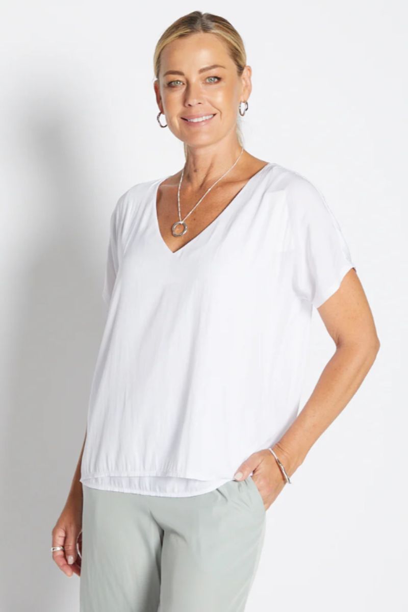 Dolly Reversible Tee by Philosophy in White