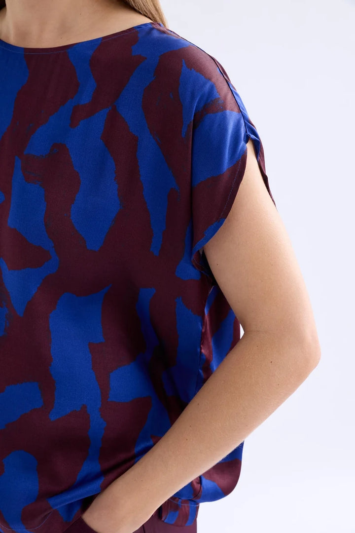 ELK Besa Top A1688M in Varr Print Shiraz, original product photograph 3