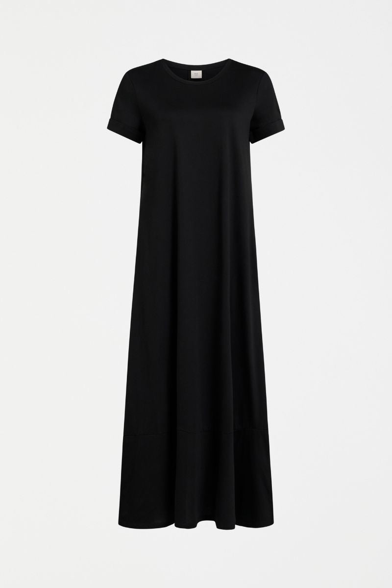 Black dress on a white background