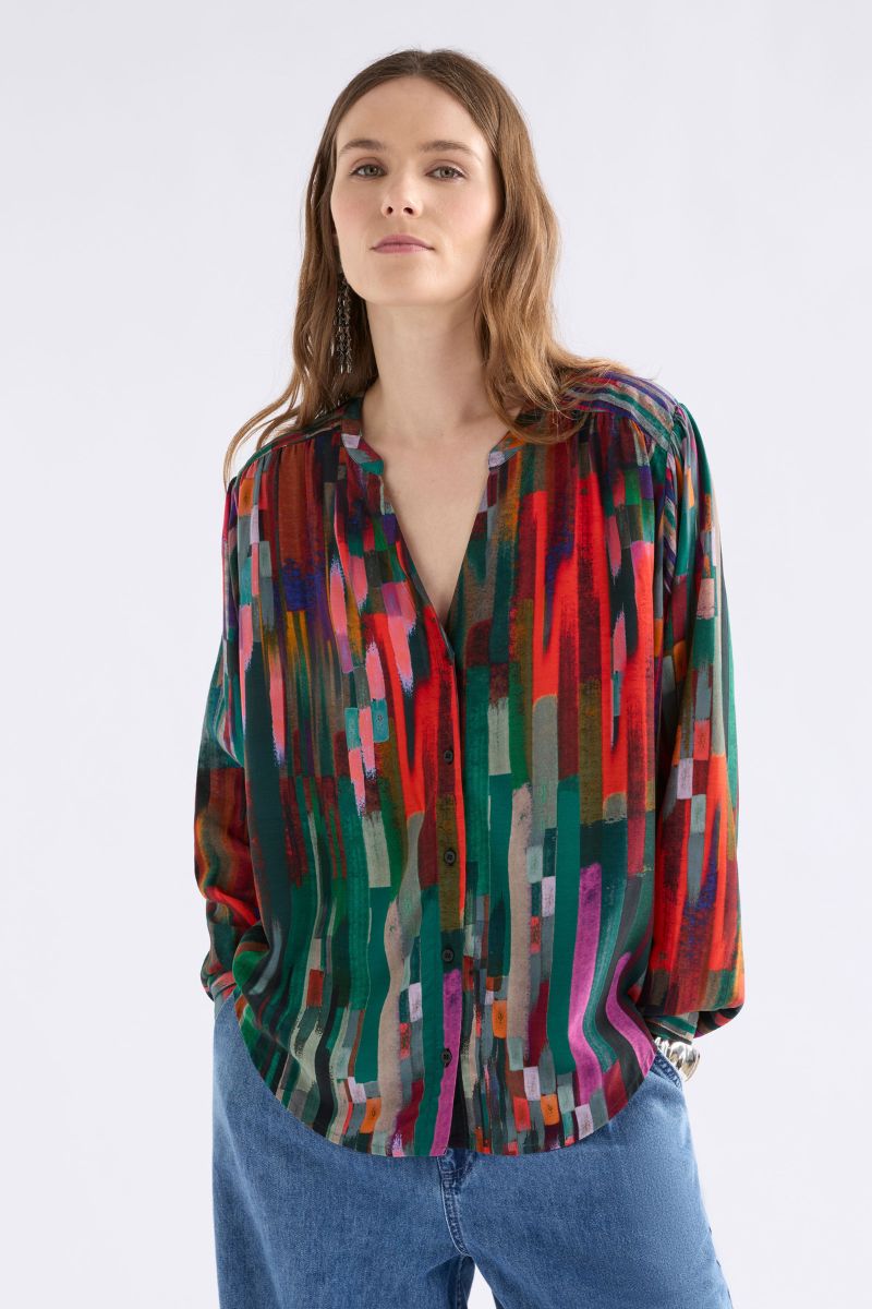 Amalia Shirt in Mella Print by ELK the Label
