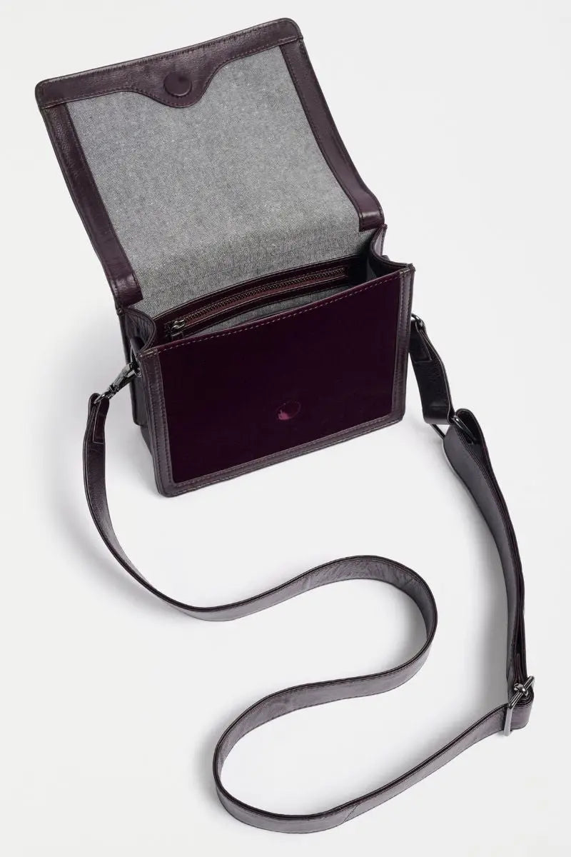 Vel Crossbody Bag in Mulberry by ELK the Label style LO250 side