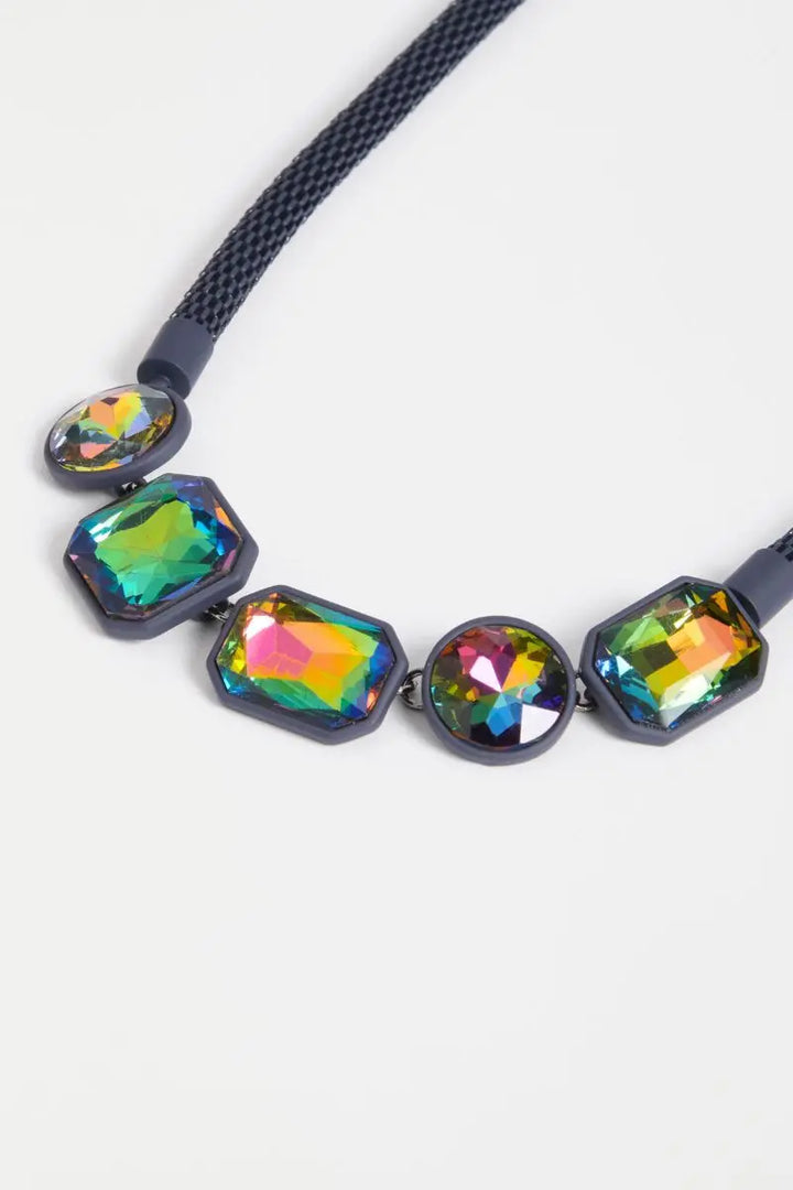 Detail of Jule Choker Necklace in Iridescent Green by ELK the Label style N0278