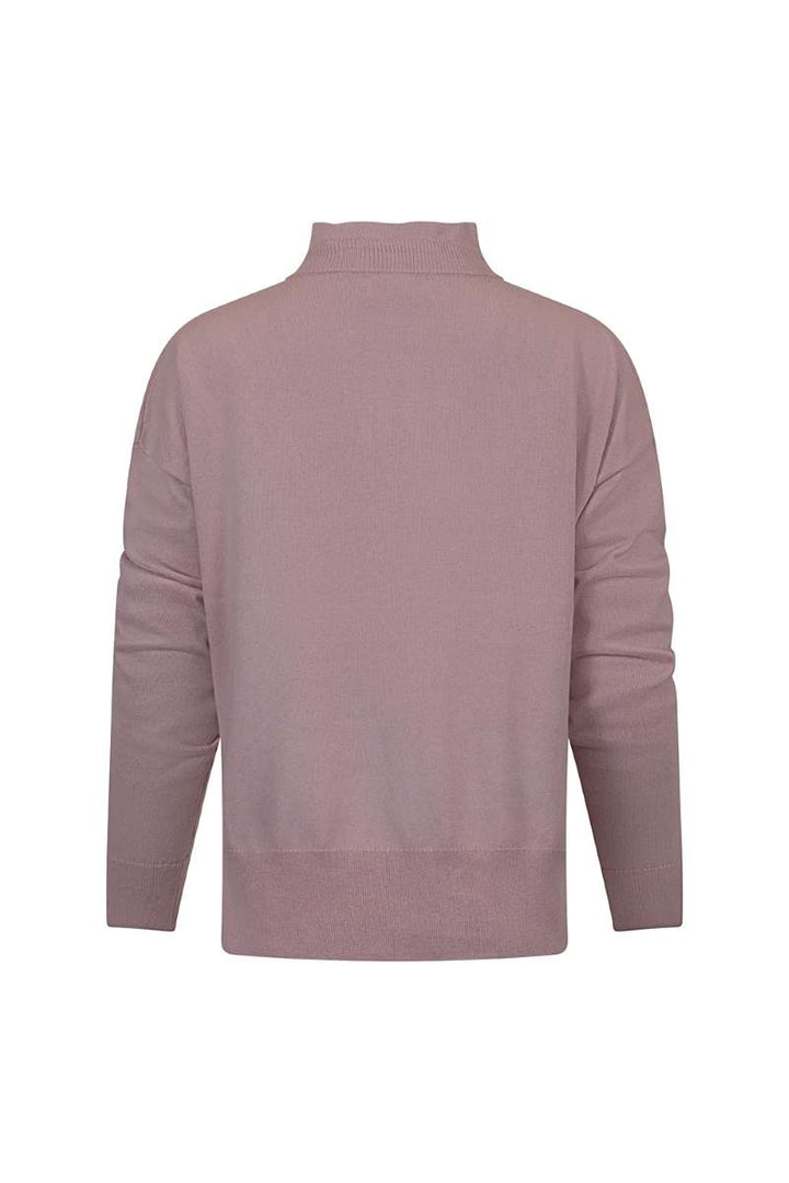 Everywear Drawstring Sweater 2 Colours MSK2521 by Madly Sweetly in Dusky Pink, size XS