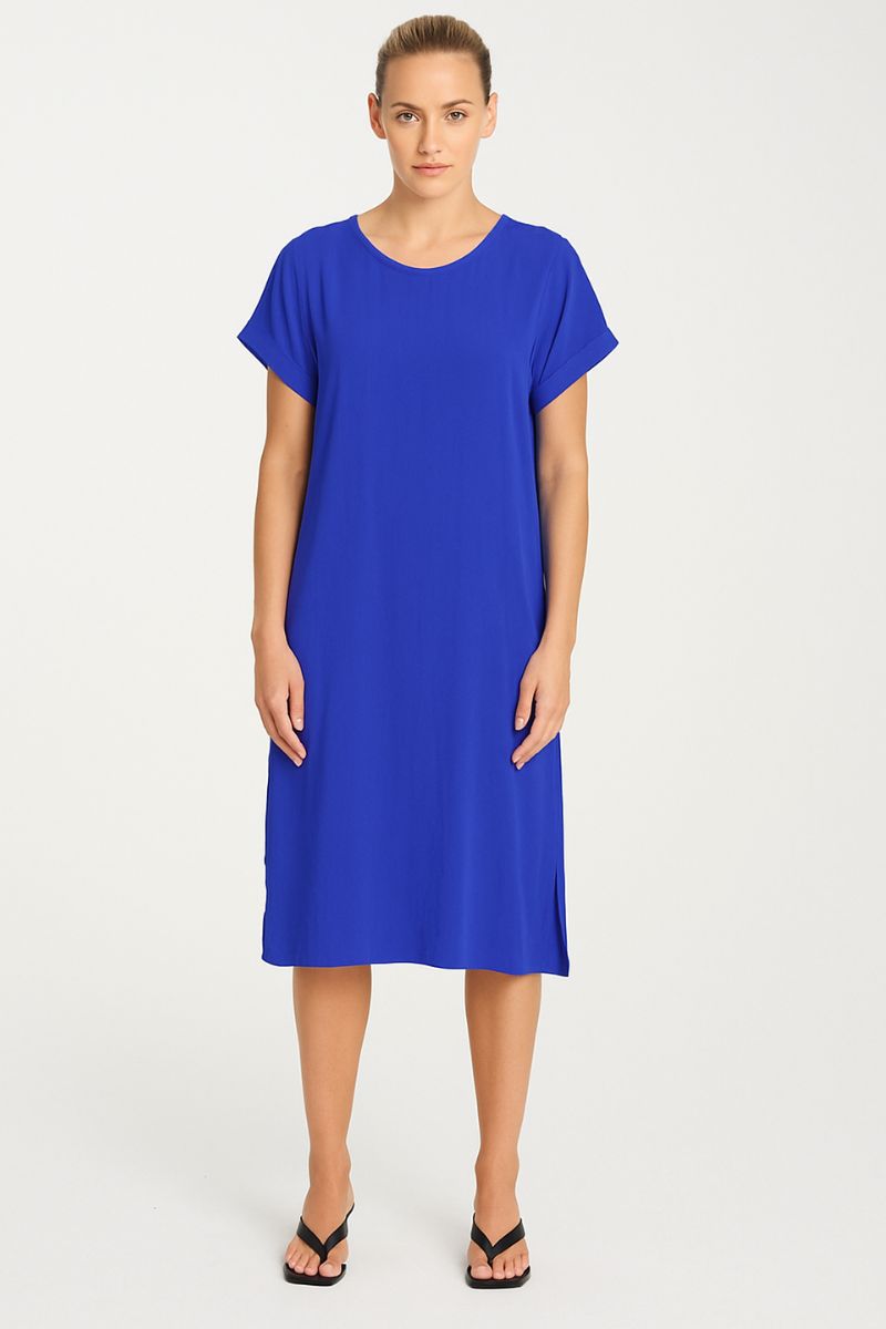 Transit T Dress in Cobalt by Mela Purdie