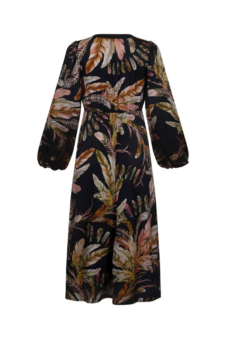Featherington Dress in Black Multi LS2947 by Loobie's Story in Black Multi2, size 8