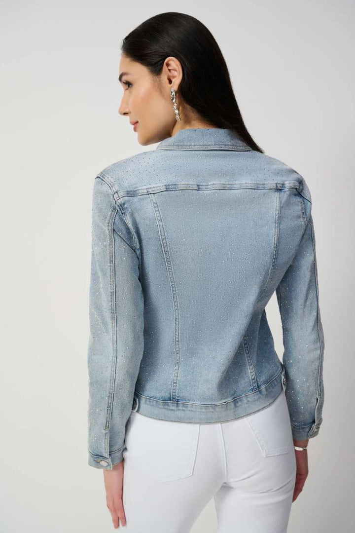 fitted-denim-jacket-with-allover-rhinestones-in-light-blue-joseph-ribkoff-back-view_1200x