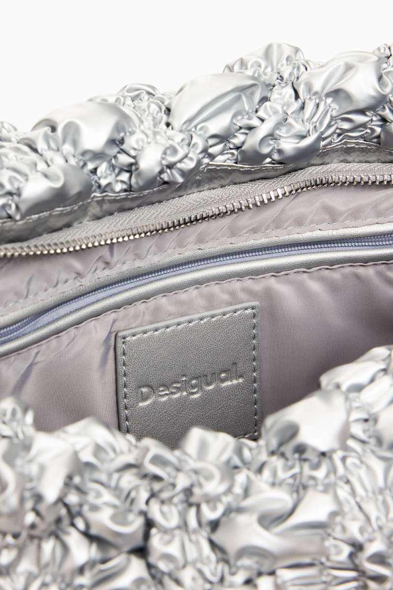 Flossy Eibar Bag in Silver 24WAXA18 by Desigual