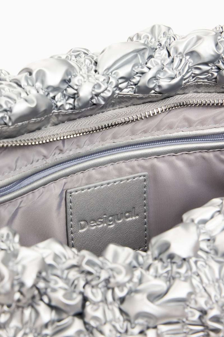 Flossy Eibar Bag in Silver 24WAXA18 by Desigual