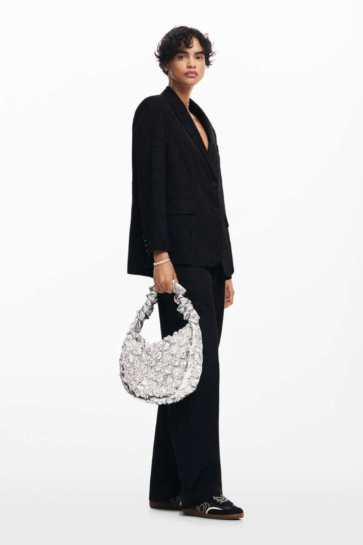 Flossy Eibar Bag in Silver 24WAXA18 by Desigual