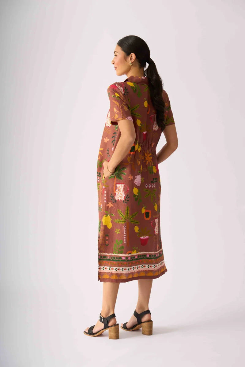 Foil Advanced Interaction Dress FO8296 in Salsa, 4 studio view