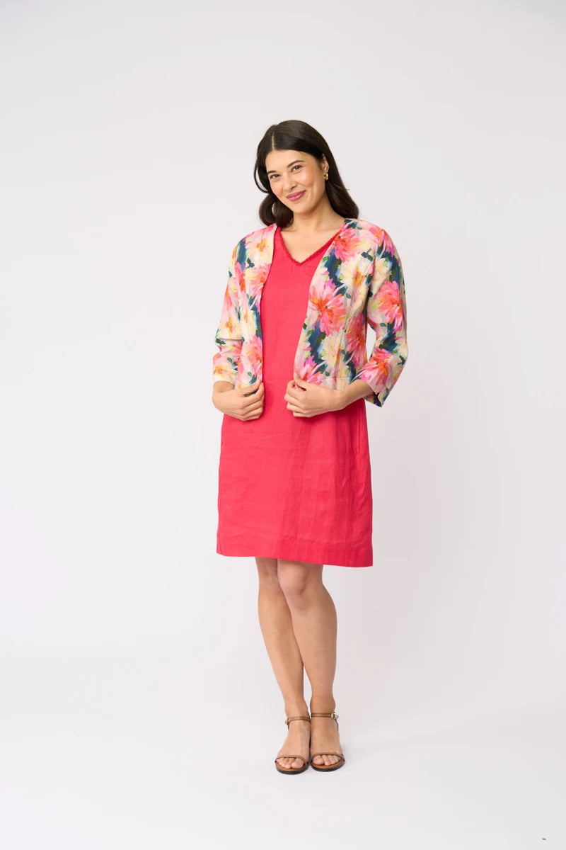 Foil Gather Again Jacket in Flower Burst – FO8787