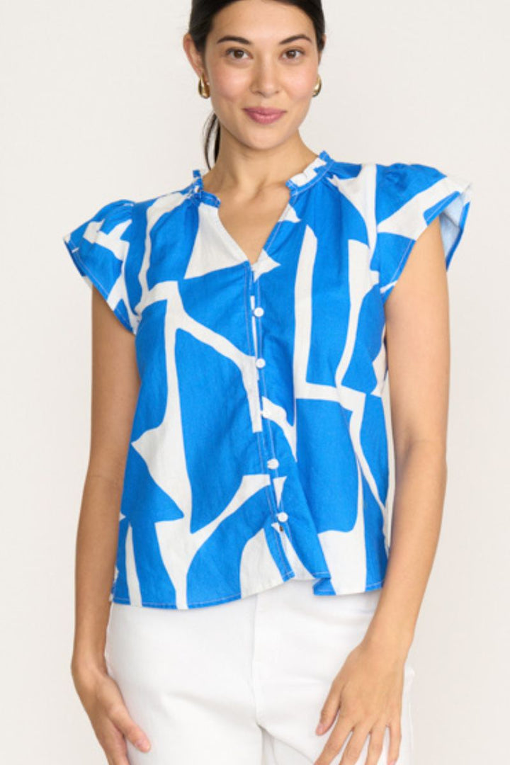 Foil As A Button Top – Reflection (FO8301) in 8