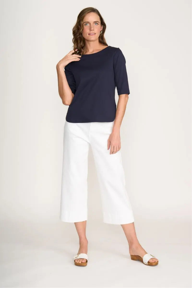 Foil Shore Bet Top Navy front view style FO8303
