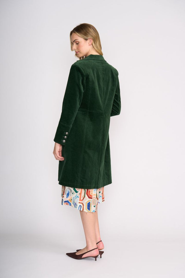 Woman wearing Cordially Invited Coat in Amazon by Foil back