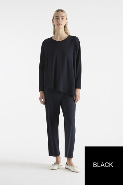 MELA PURDIE WEDGE SWEATER (Black)