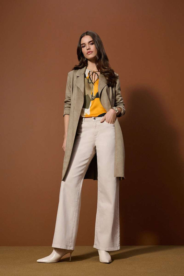 Goldie Classic Wide-Leg Stretch Denim Jeans 253950 by Joseph Ribkoff