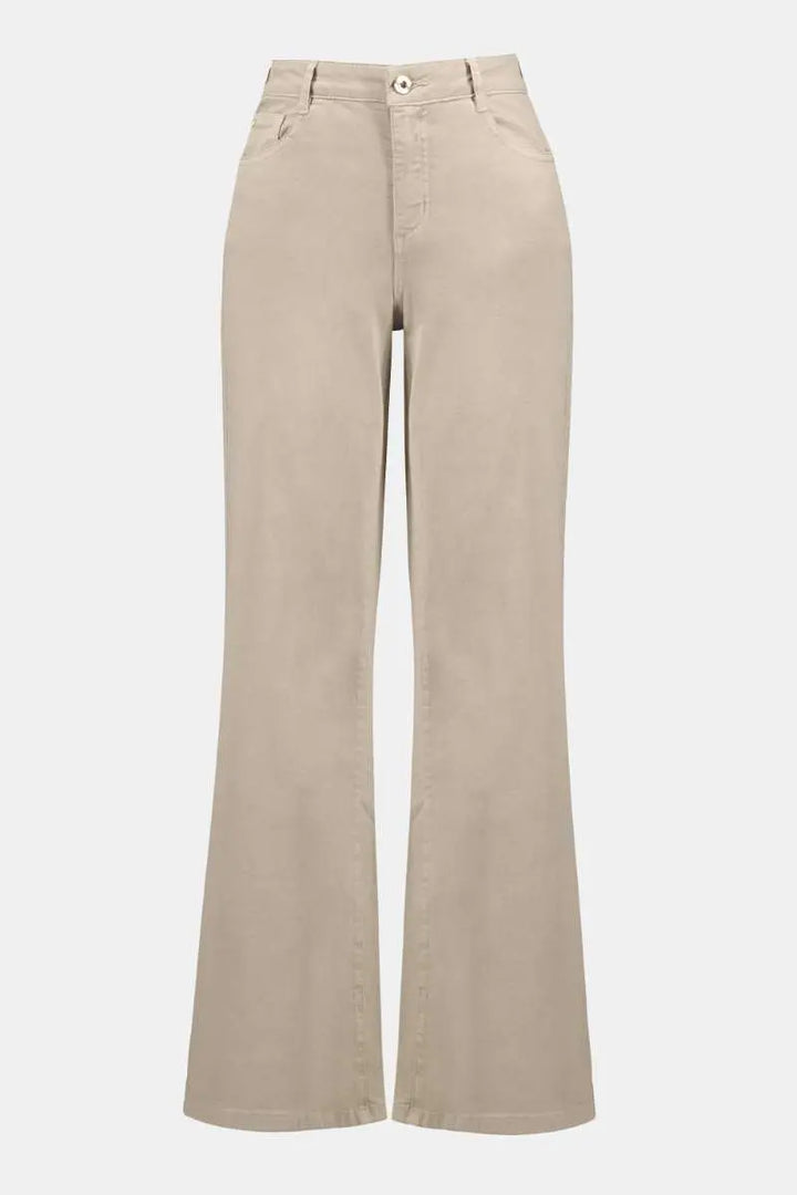 Goldie Classic Wide-Leg Stretch Featherweave Denim Jeans 253950 by Joseph Ribkoff