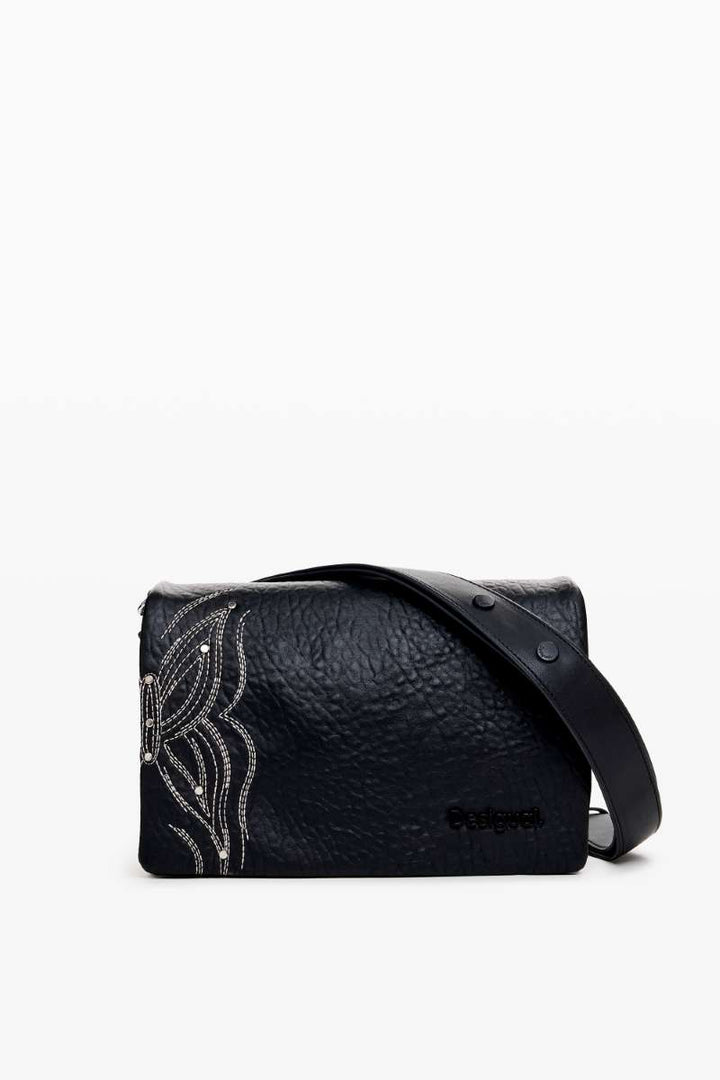 Goodall Dortmund Flap Bag in Black 24WAXP82 by Desigual