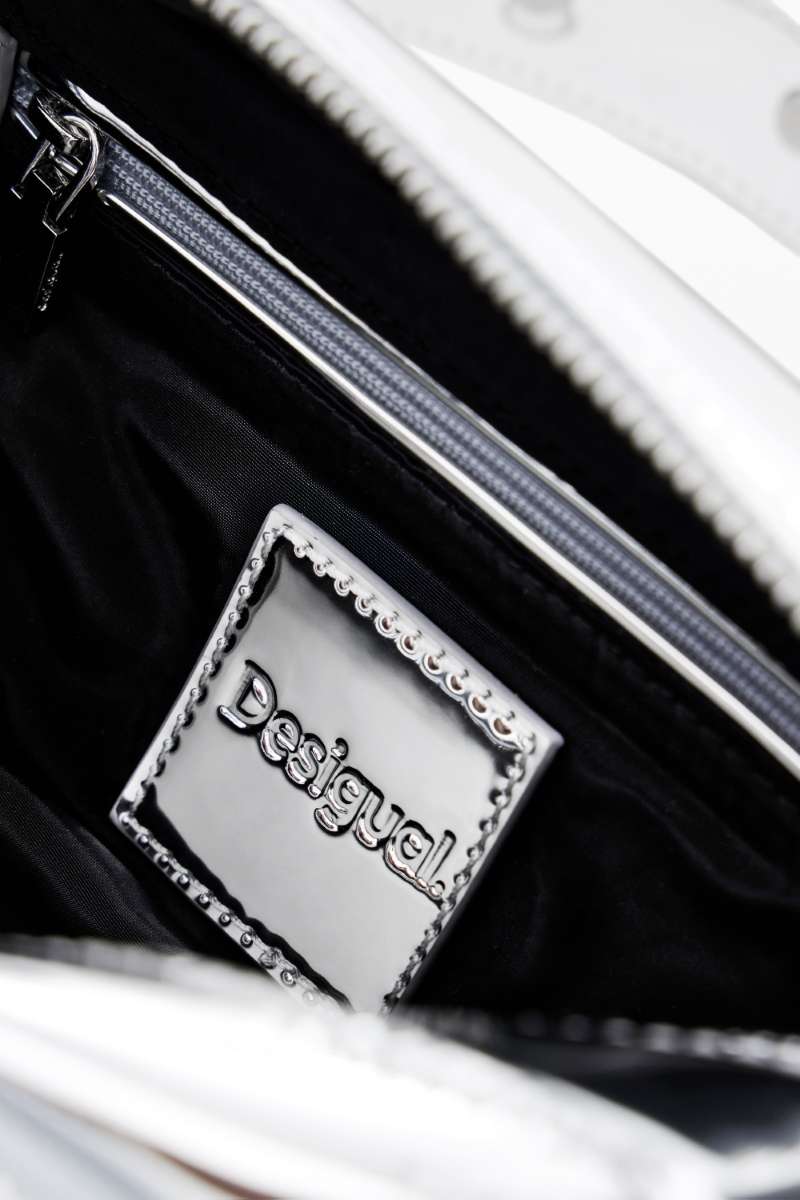 Half Logo Bag in Silver 24WAXP99 by Desigual