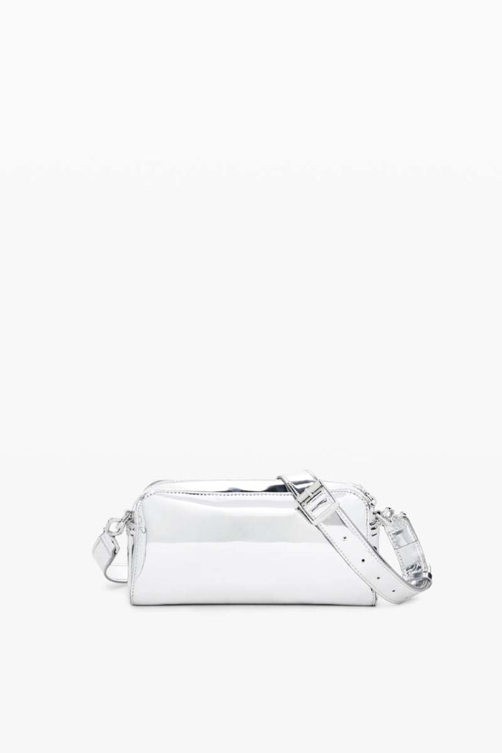 Half Logo Bag in Silver 24WAXP99 by Desigual
