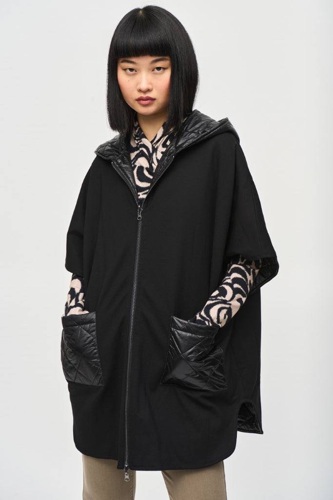 heavy-knit-reversible-hooded-cape-in-black-joseph-ribkoff-front-view_1200x