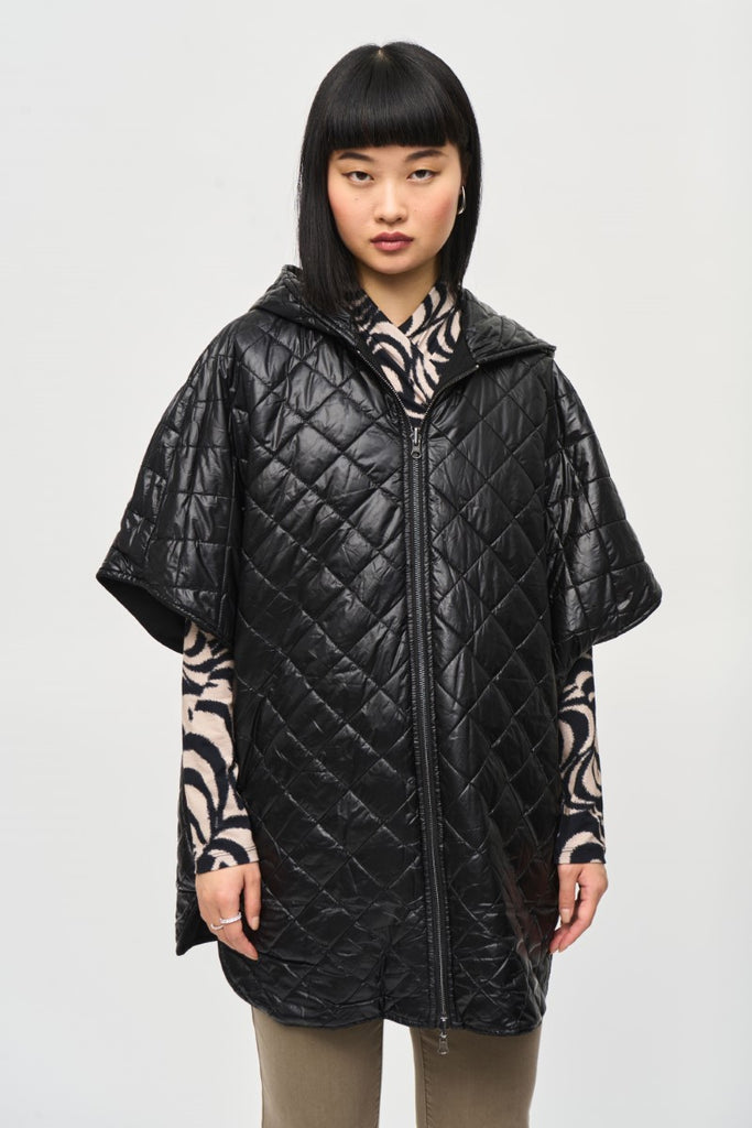 heavy-knit-reversible-hooded-cape-in-black-joseph-ribkoff-front-view_1200x