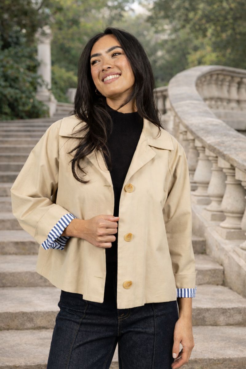 Dash Coat in Stone by Humidity Lifestyle