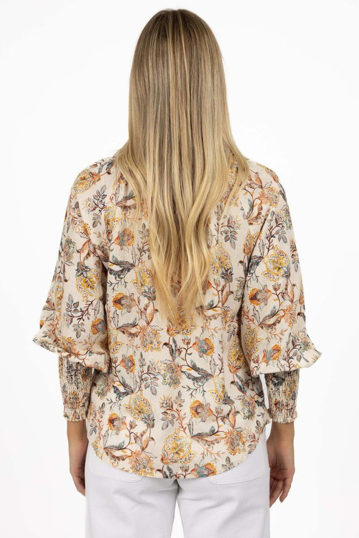 Humidity Lifestyle Frances Blouse HS25231 Kaffir print by Humidity in XS