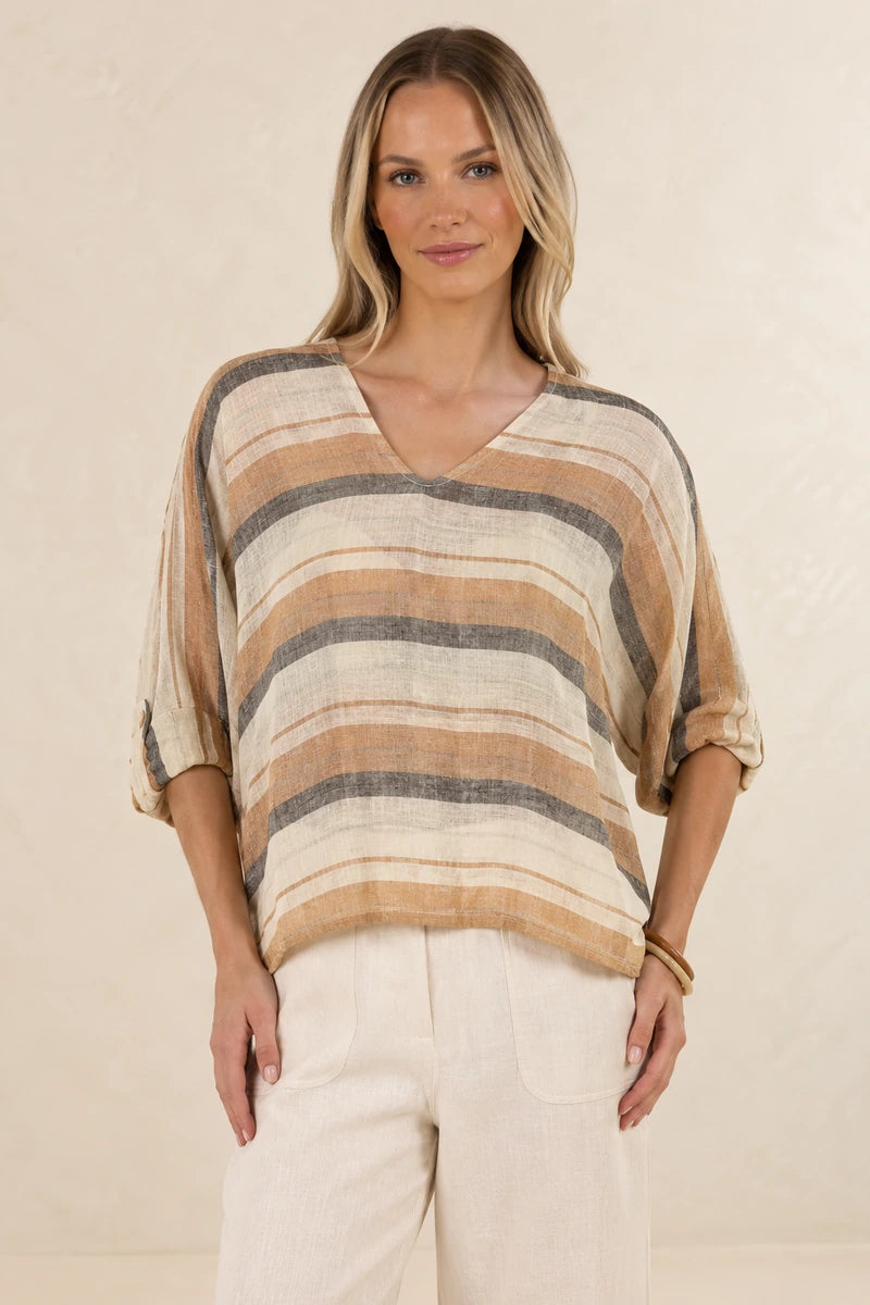 Humidity Lifestyle Praiano Top – Stripe – HS26306